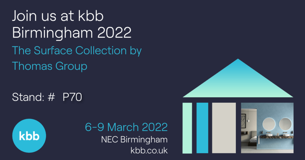 The Surface Collection at KBB Birmingham 2022 - Stand #P70